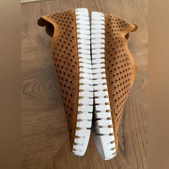 ILSE JACOBSEN Tulip 139 Suede Perforated Shoes Slip On Sneakers - Picture 13 of 16